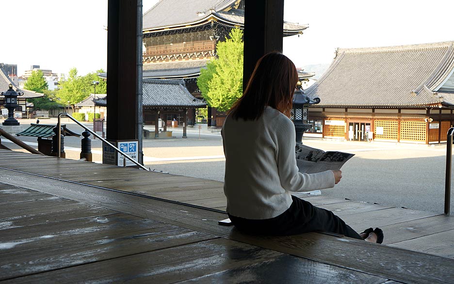 東本願寺で過ごす