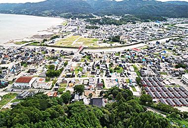 家屋解体が進み更地が増えている輪島市内